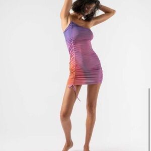 Paloma Wool Valie mini dress one shoulder Size S